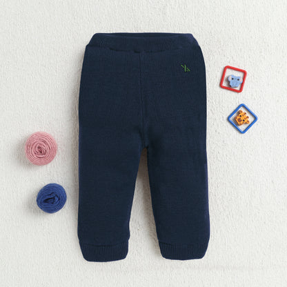 Yellow Apple Unisex Baby & Kids Winter Lowers – Soft Knit Warm Jogger Pants for Boys & Girls