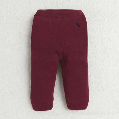 Yellow Apple Unisex Baby & Kids Winter Lowers – Soft Knit Warm Jogger Pants for Boys & Girls