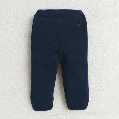 Yellow Apple Unisex Baby & Kids Winter Lowers – Soft Knit Warm Jogger Pants for Boys & Girls