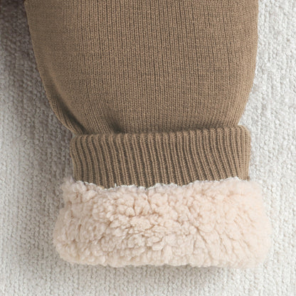 Yellow Apple Unisex Baby & Kids Winter Lowers – Soft Knit Warm Jogger Pants for Boys & Girls