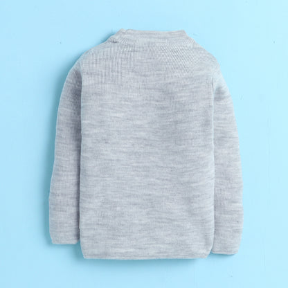 Unisex Baby & Kids Winter T-Neck Sweater | Warm Woollen Skivvy Pullover for Boys & Girls