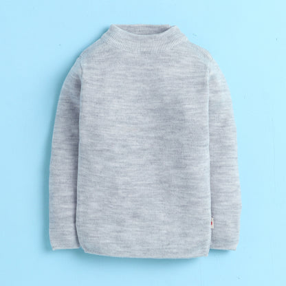 Unisex Baby & Kids Winter T-Neck Sweater | Warm Woollen Skivvy Pullover for Boys & Girls