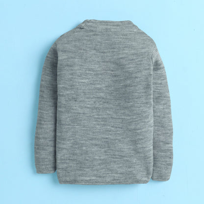 Unisex Baby & Kids Winter T-Neck Sweater | Warm Woollen Skivvy Pullover for Boys & Girls