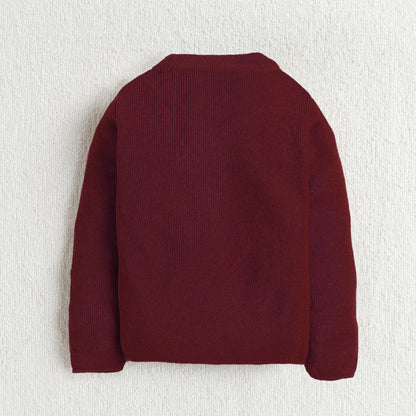 Unisex Baby & Kids Winter T-Neck Sweater | Warm Woollen Skivvy Pullover for Boys & Girls