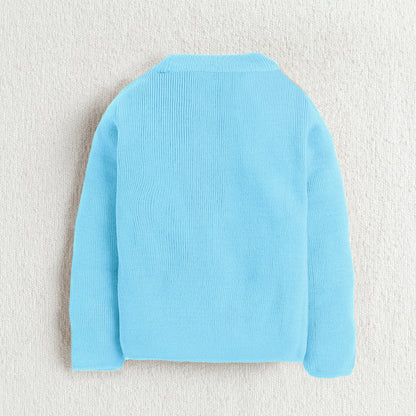 Unisex Baby & Kids Winter T-Neck Sweater | Warm Woollen Skivvy Pullover for Boys & Girls