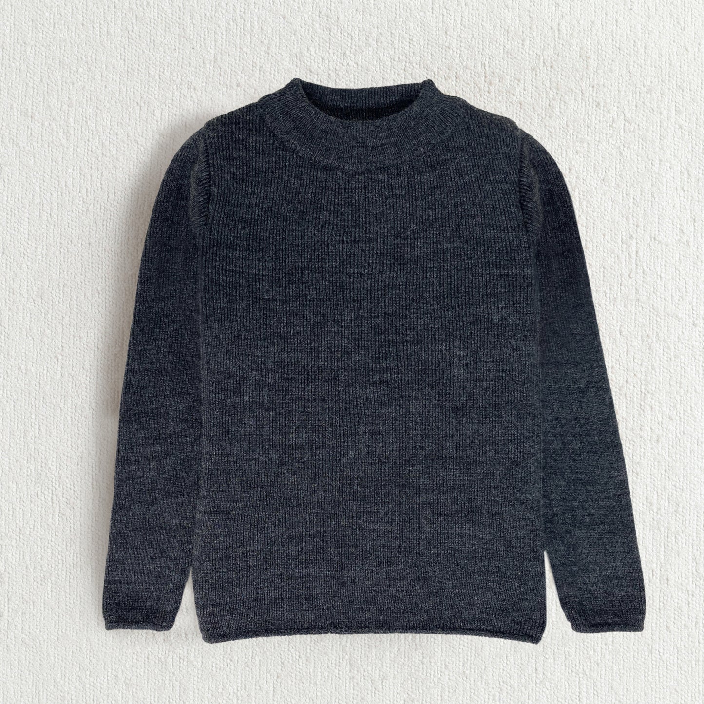Unisex Baby & Kids Winter T-Neck Sweater | Warm Woollen Skivvy Pullover for Boys & Girls