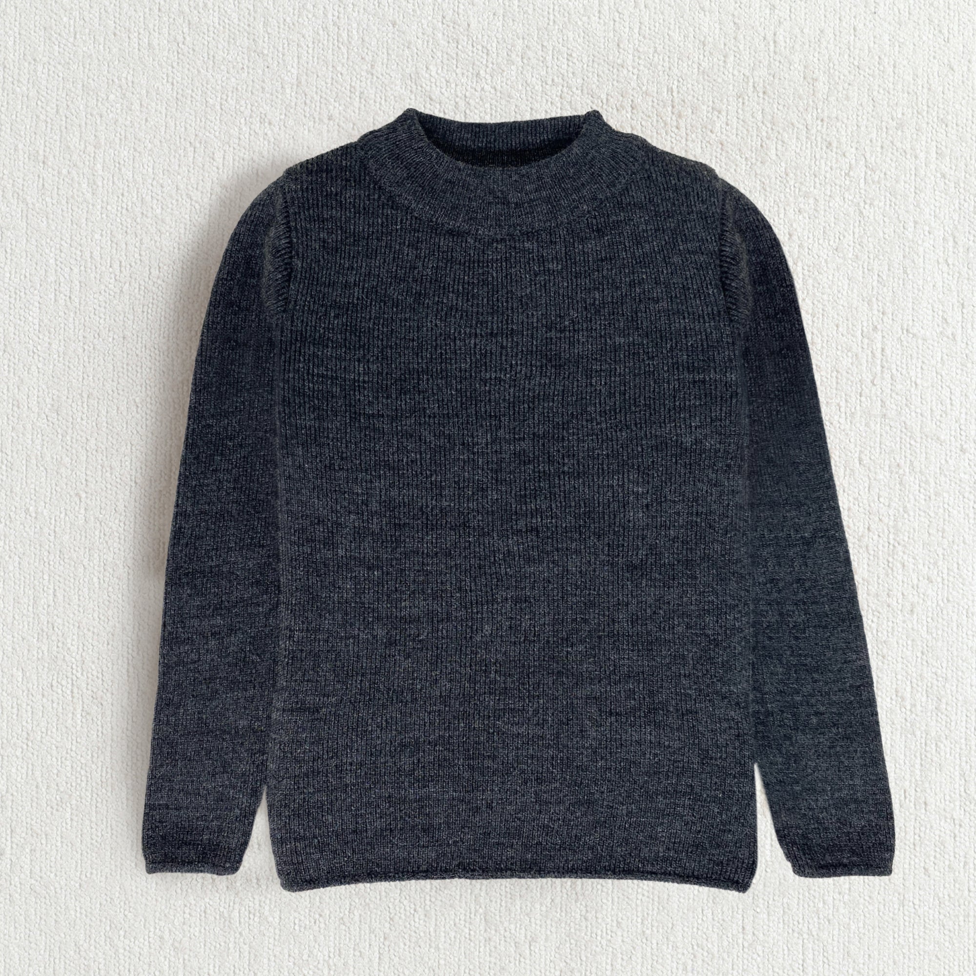 Unisex Baby & Kids Winter T-Neck Sweater | Warm Woollen Skivvy Pullover for Boys & Girls