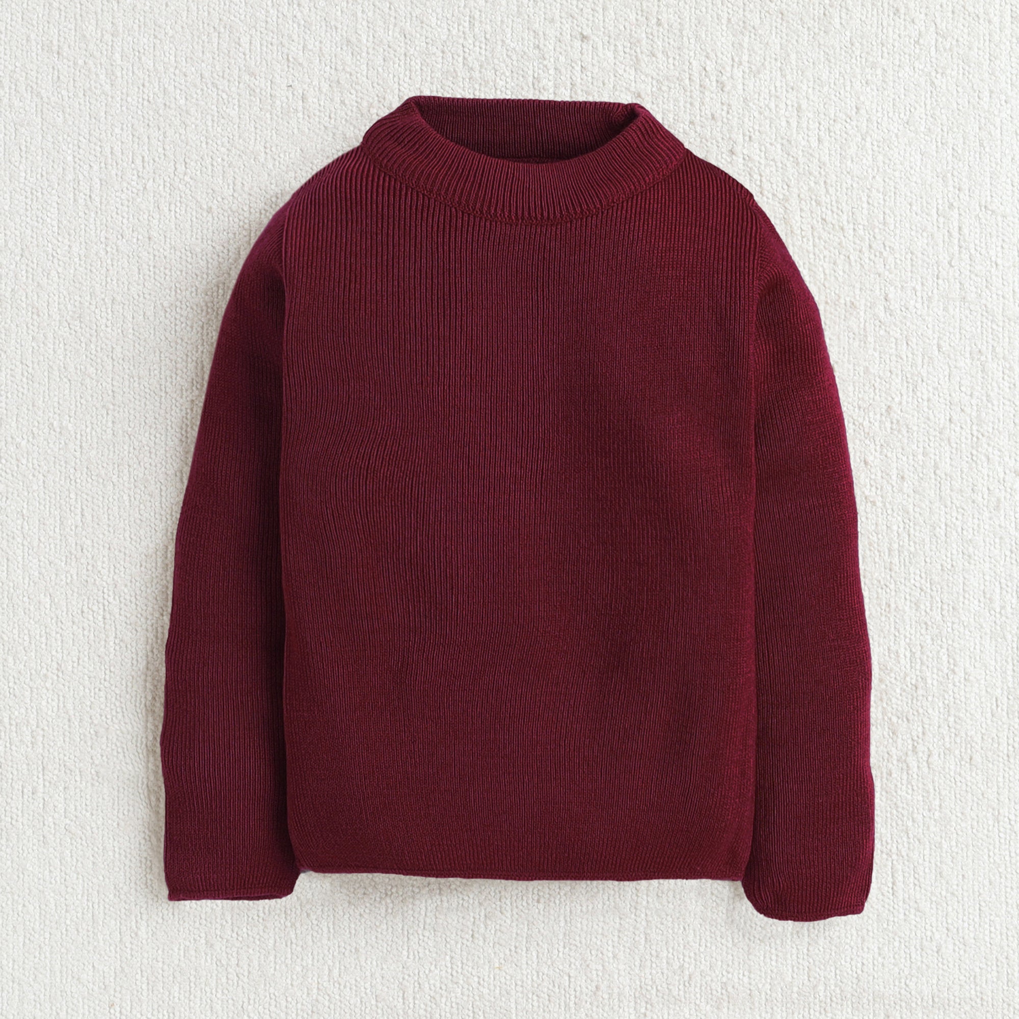 Unisex Baby & Kids Winter T-Neck Sweater | Warm Woollen Skivvy Pullover for Boys & Girls