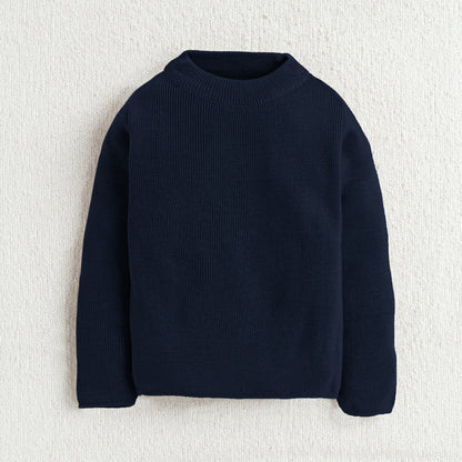 Unisex Baby & Kids Winter T-Neck Sweater | Warm Woollen Skivvy Pullover for Boys & Girls