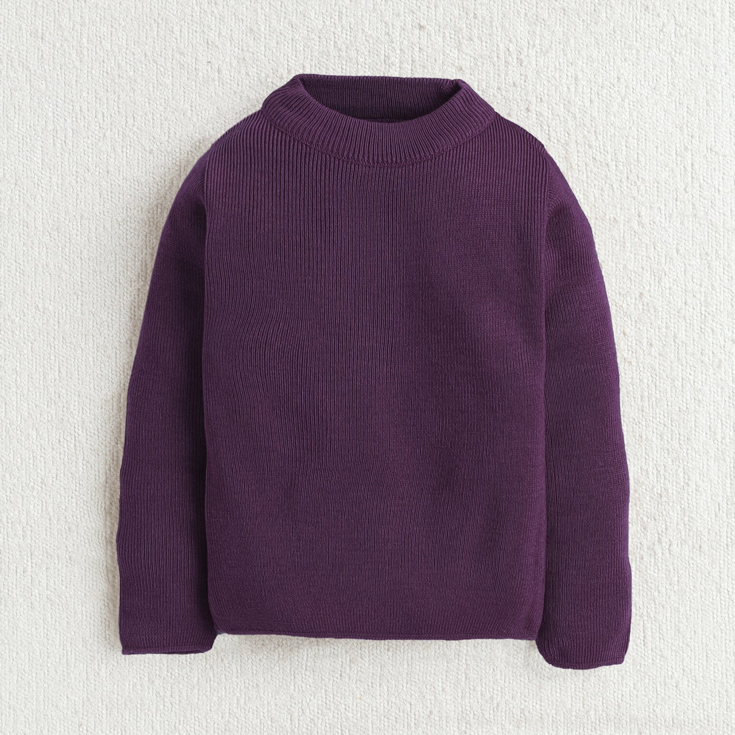 Unisex Baby & Kids Winter T-Neck Sweater | Warm Woollen Skivvy Pullover for Boys & Girls