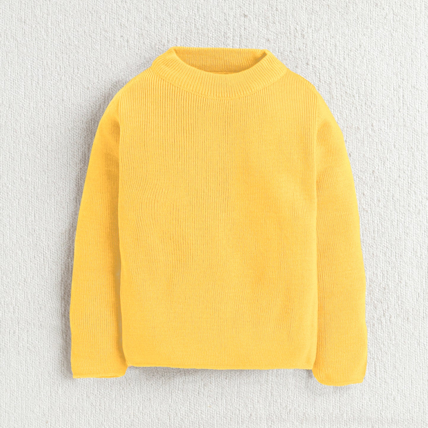 Unisex Baby & Kids Winter T-Neck Sweater | Warm Woollen Skivvy Pullover for Boys & Girls