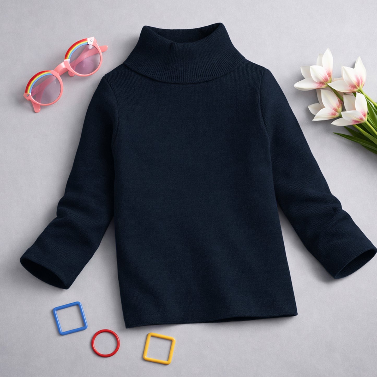 Unisex Winter Highneck Pullover | Skivies Warm H-Neck for Boys & Girls