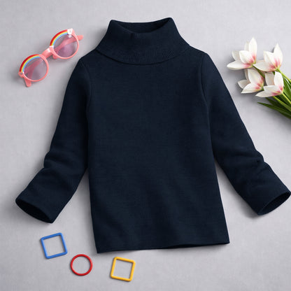 Unisex Winter Highneck Pullover | Skivies Warm H-Neck for Boys & Girls
