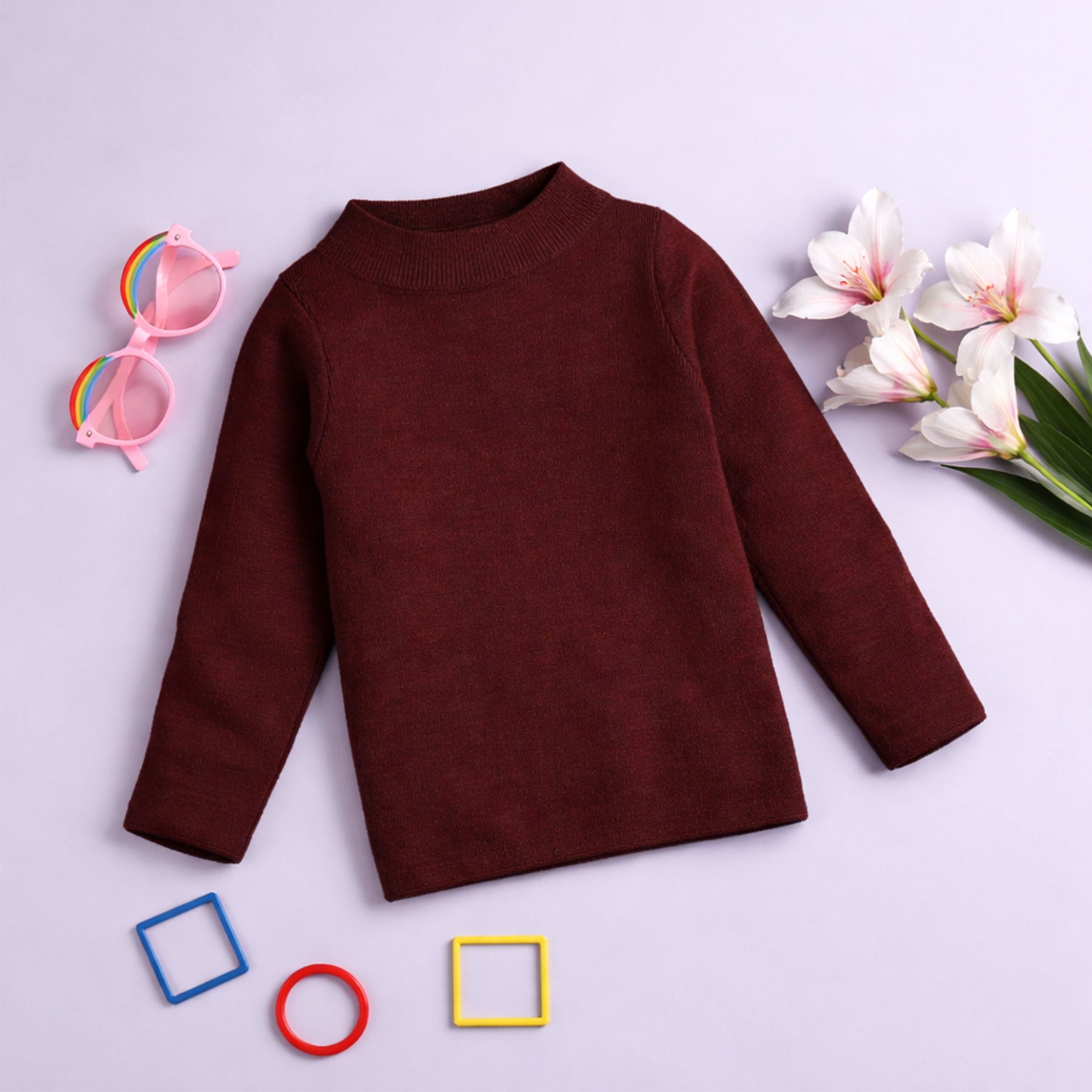 Kids Skivies Pullover – Warm Unisex Winter Turtleneck for Boys & Girls