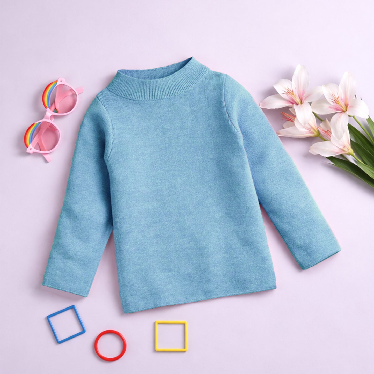 Kids Skivies Pullover – Warm Unisex Winter Turtleneck for Boys & Girls