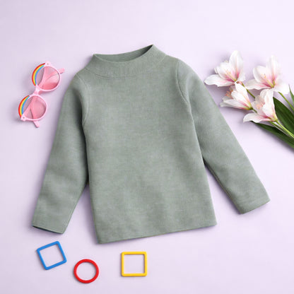 Unisex Winter Turtleneck Pullover | Skivies Warm T-Neck for Boys & Girls