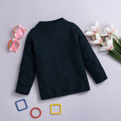 Unisex Winter Turtleneck Pullover | Skivies Warm T-Neck for Boys & Girls