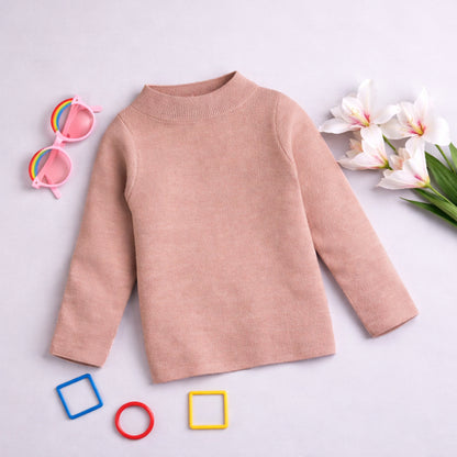 Unisex Winter Turtleneck Pullover | Skivies Warm T-Neck for Boys & Girls