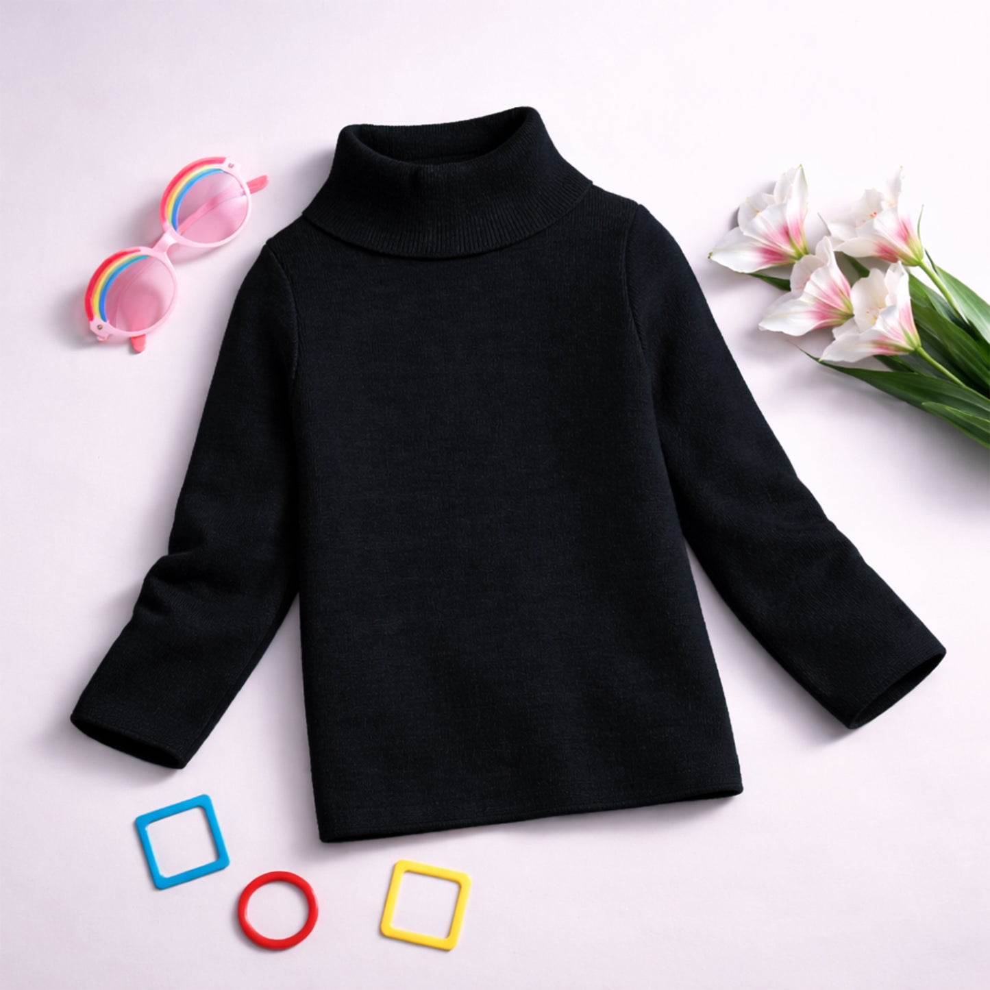 Unisex Winter Highneck Pullover | Skivies Warm H-Neck for Boys & Girls