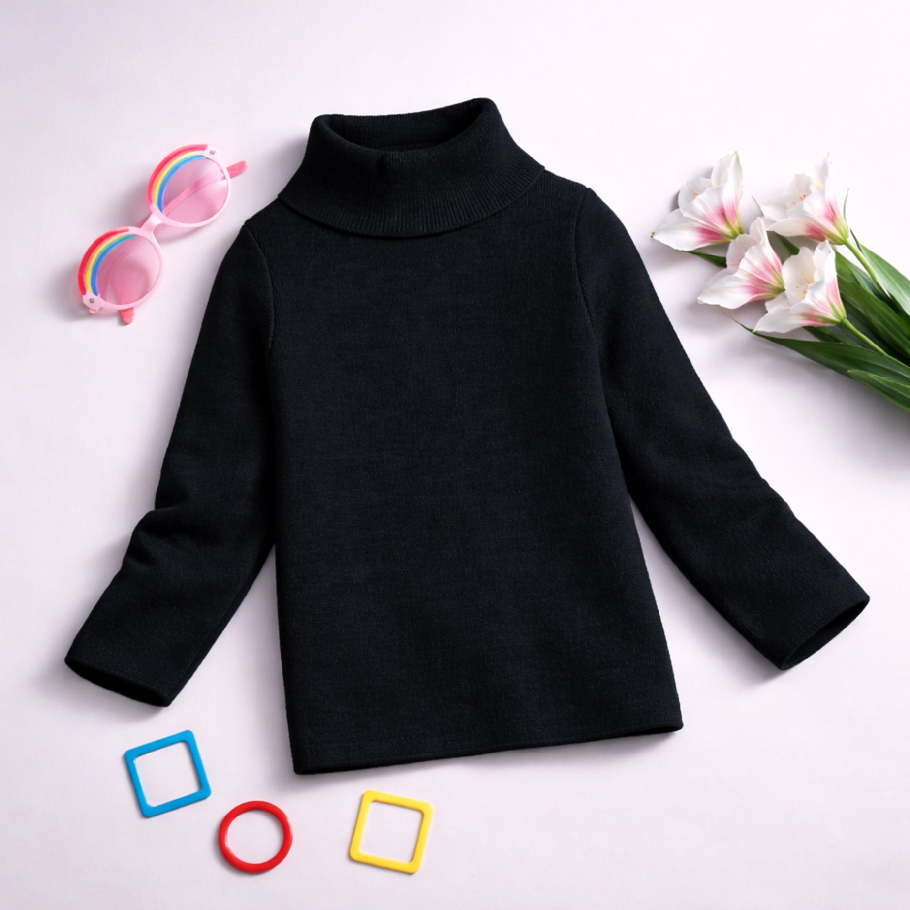 Unisex Winter Highneck Pullover | Skivies Warm H-Neck for Boys & Girls