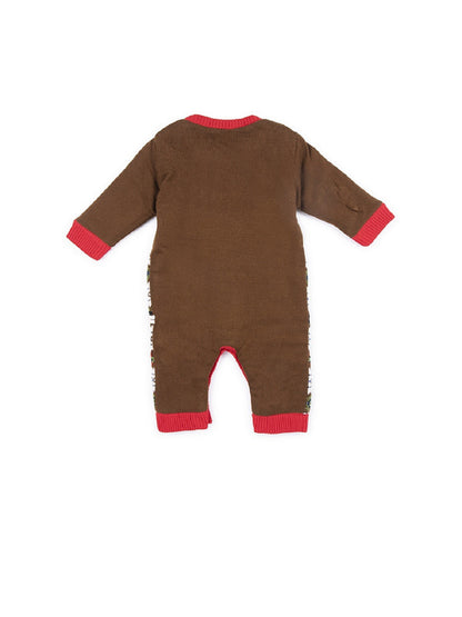 Babies Woolen Romper Fair Isle Knitting Pattern